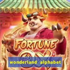 wonderland alphabet comic studio